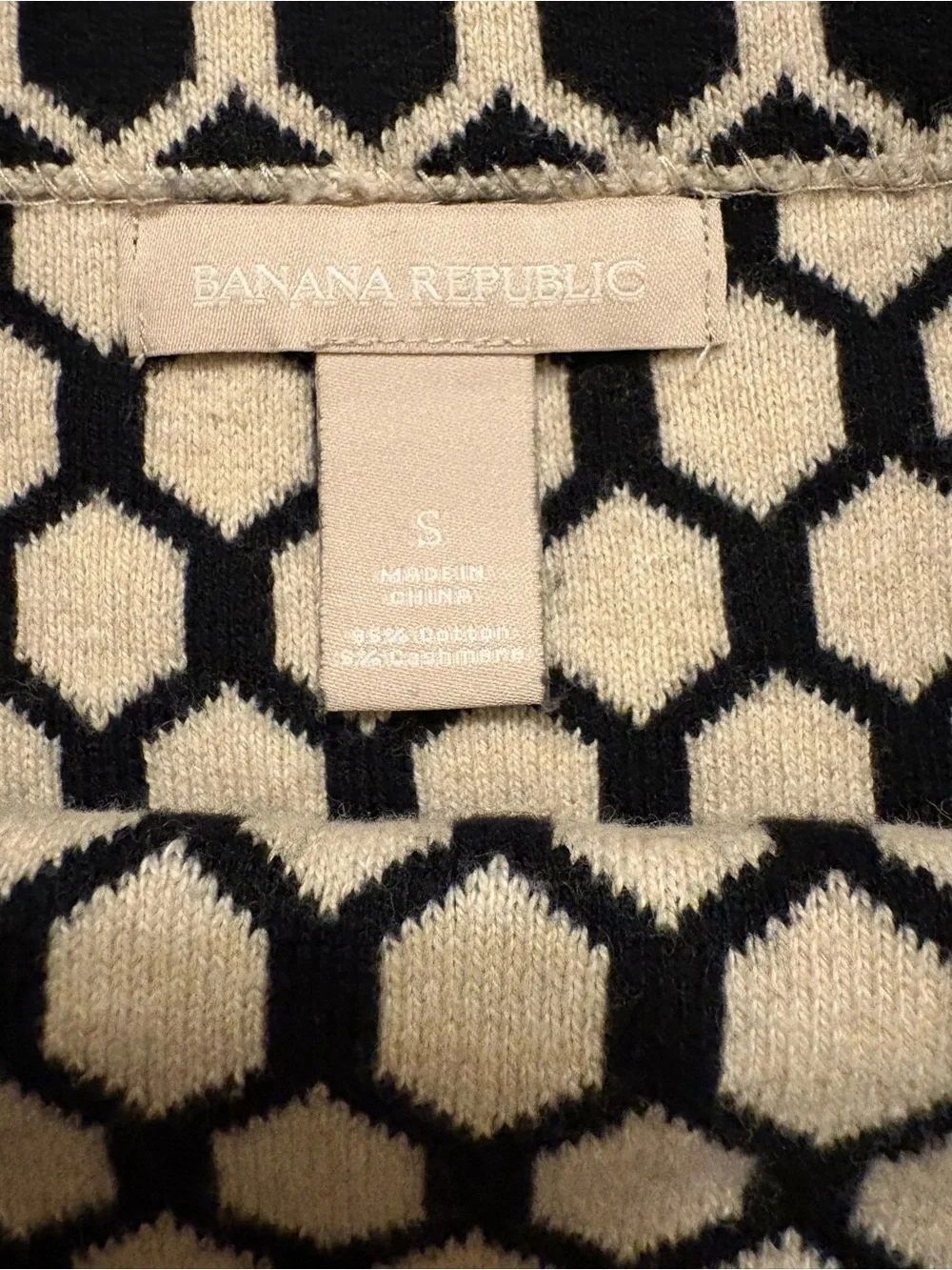 Banana Republic Honeycomb Cotton Cashmere Sweater Pencil Skirt
